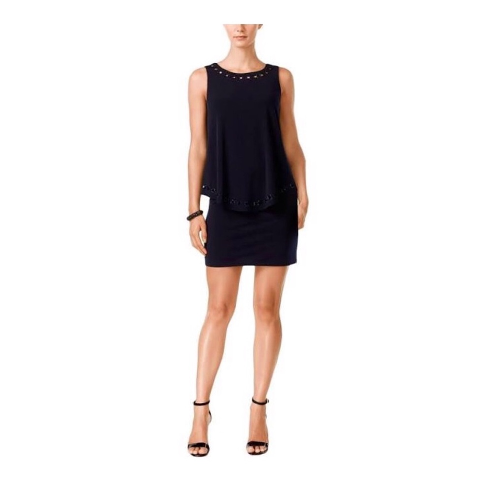 Jessica Howard Embellished Cutout Dress P14
